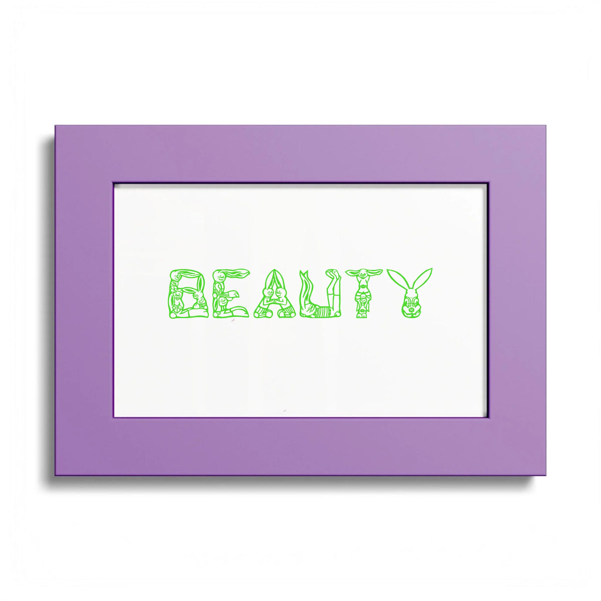 Front, 7_ x 5_ (Horizontal), Lilac Frame