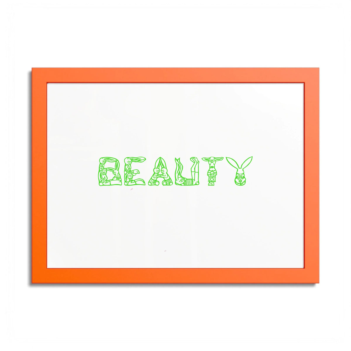 Front, 16_ x 12_ (Horizontal), Orange Frame