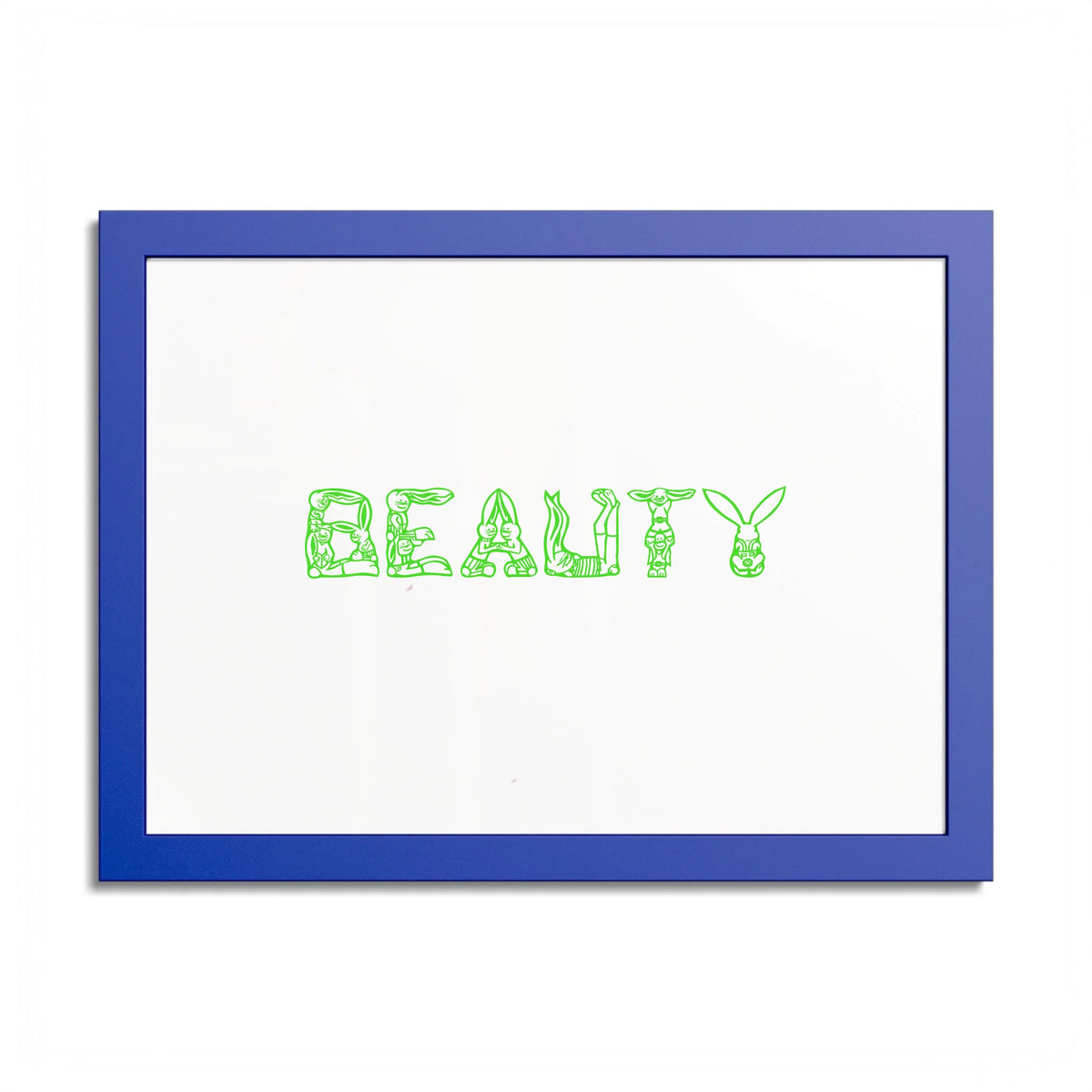 Front, 16_ x 12_ (Horizontal), Ocean Blue Frame