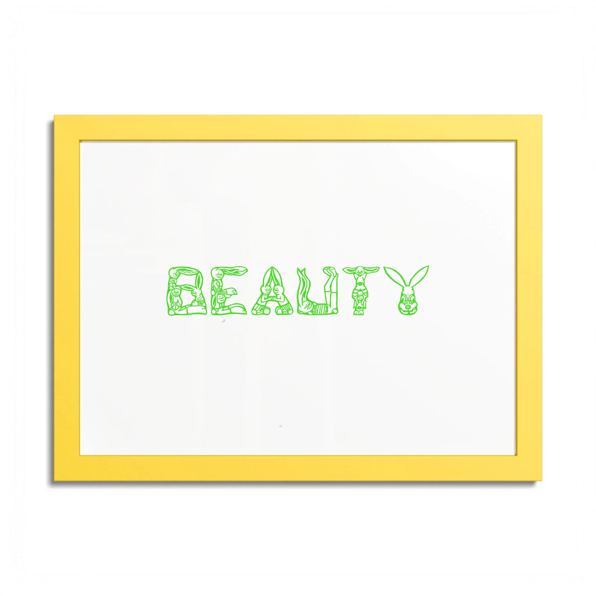 Front, 16_ x 12_ (Horizontal), Yellow Frame