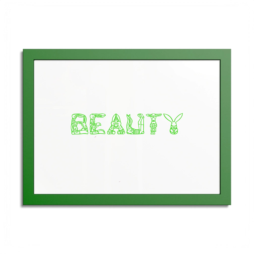 Front, 16_ x 12_ (Horizontal), Forest Green Frame