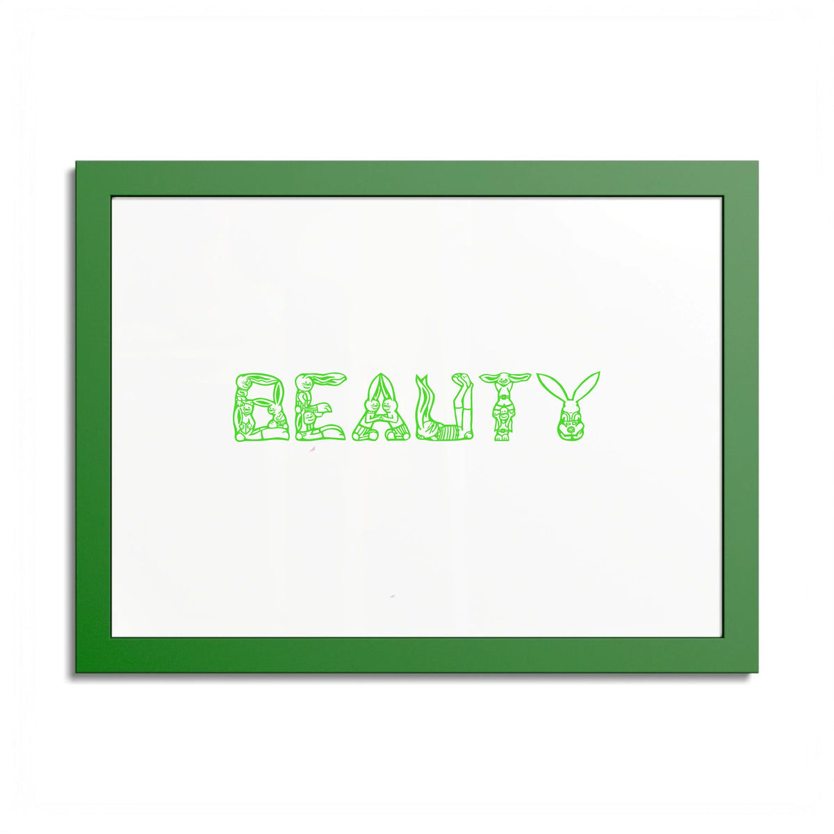 Front, 16_ x 12_ (Horizontal), Forest Green Frame
