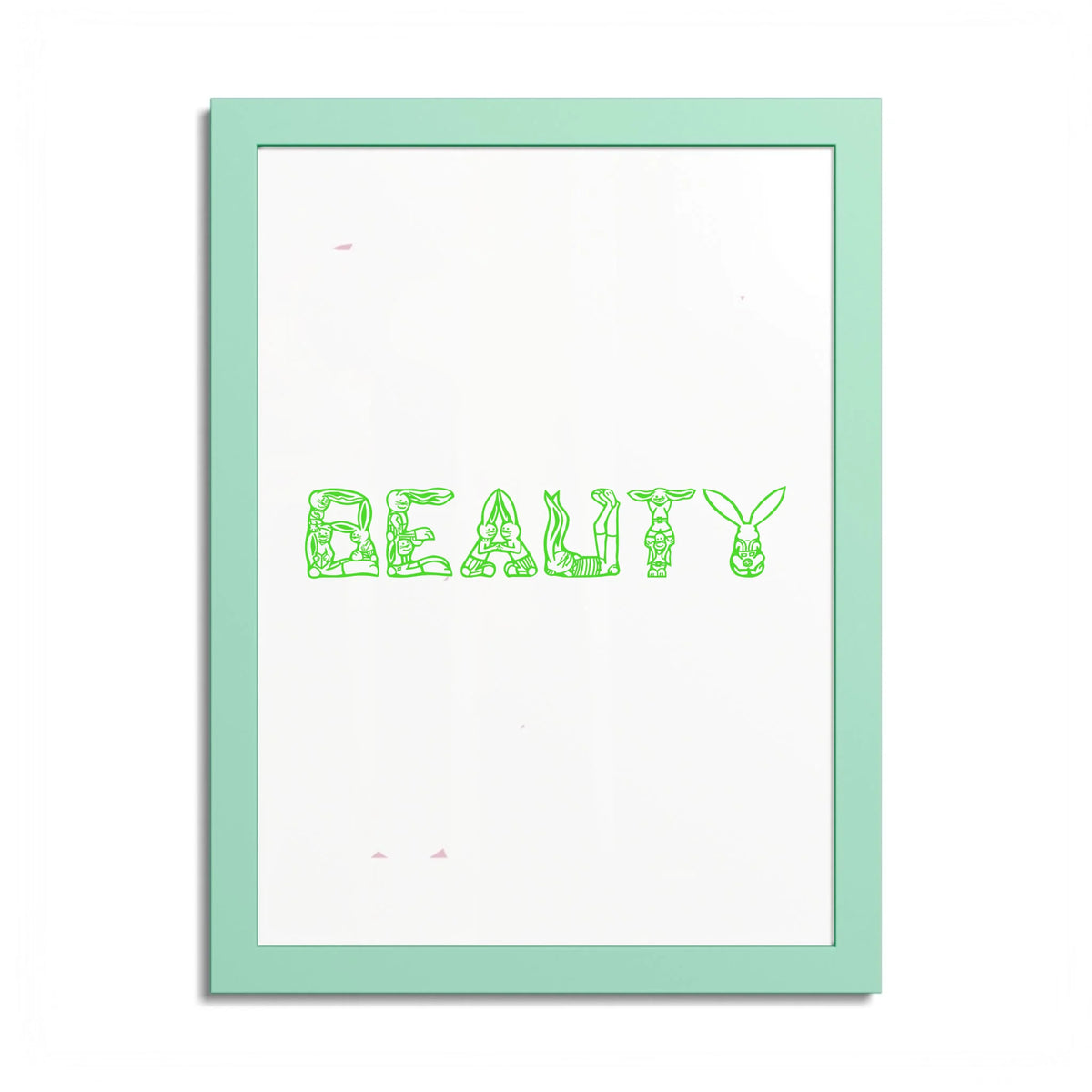 Front, 12_ x 16_ (Vertical), Mint Green Frame