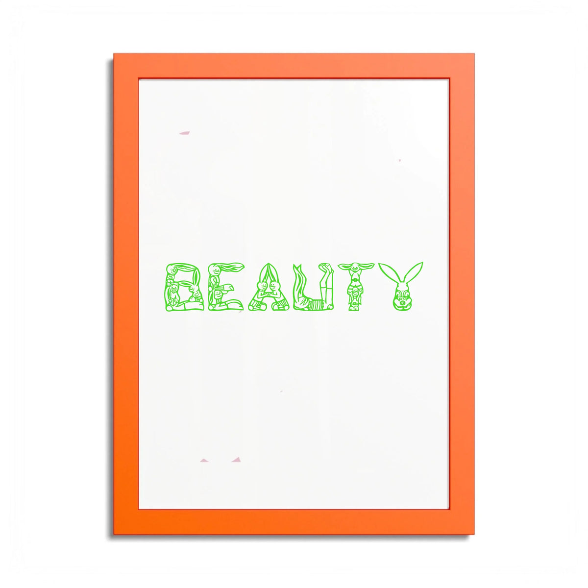 Front, 12_ x 16_ (Vertical), Orange Frame