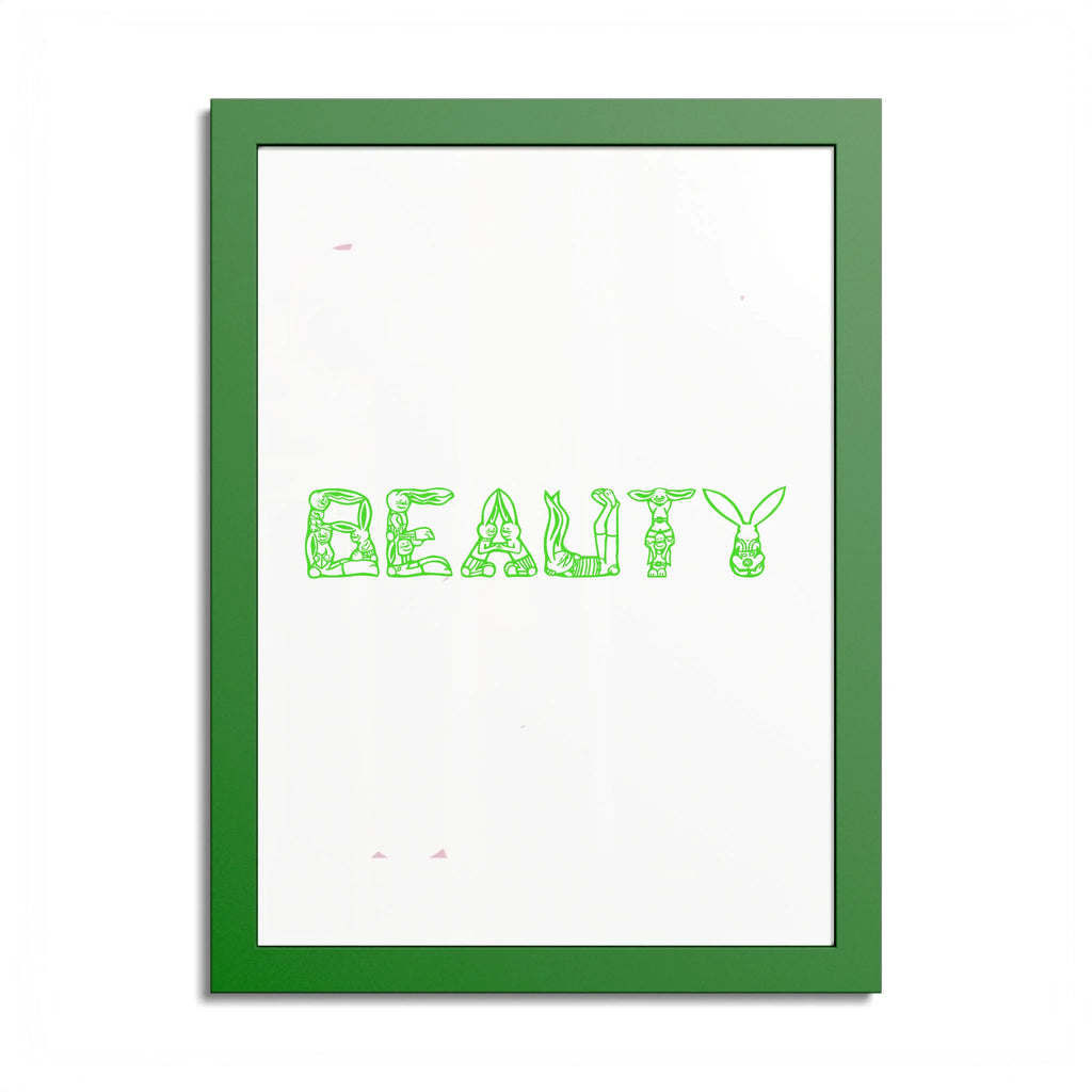 Front, 12_ x 16_ (Vertical), Forest Green Frame