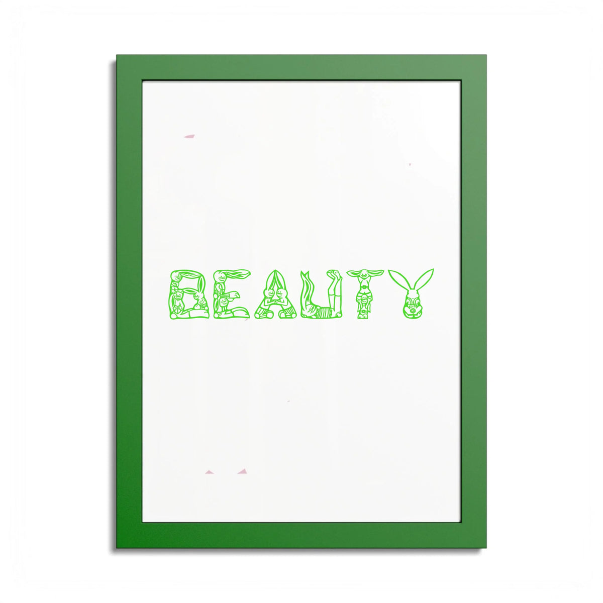 Front, 12_ x 16_ (Vertical), Forest Green Frame