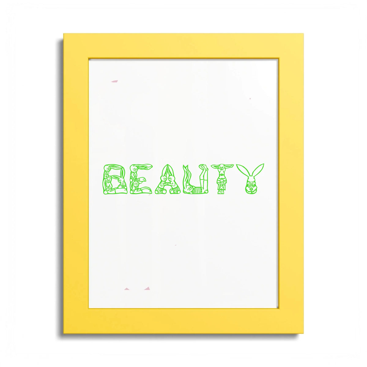 Front, 8_ x 10_ (Vertical), Yellow Frame