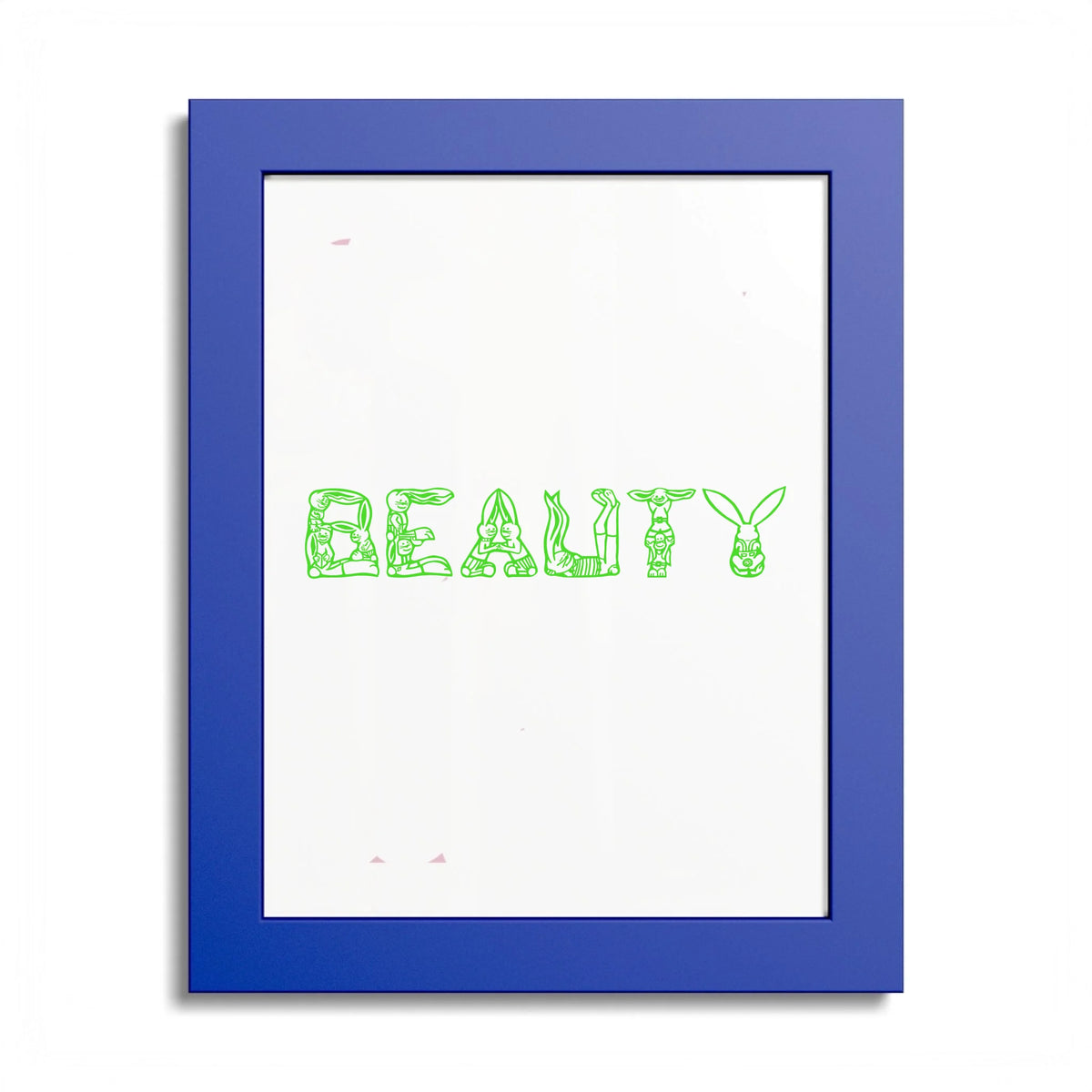 Front, 8_ x 10_ (Vertical), Ocean Blue Frame