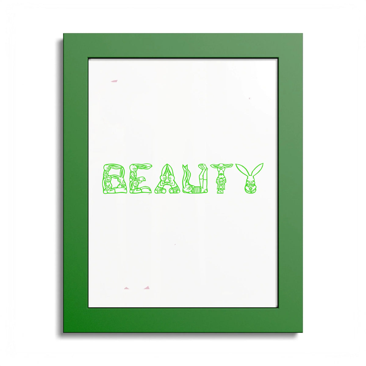 Front, 8_ x 10_ (Vertical), Forest Green Frame