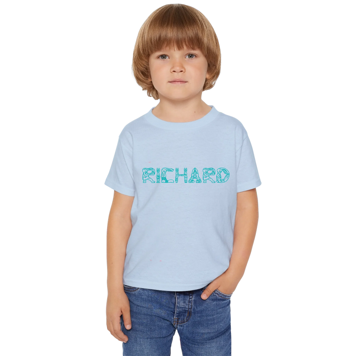 Person Front, Light Blue